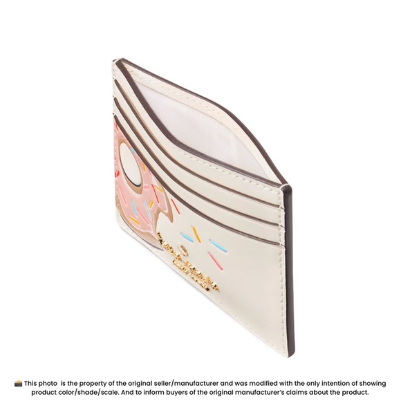 KATE SPADE Coffee Break Donut Small Slim Card Holder Style Number KF488 - Picture 4 of 5